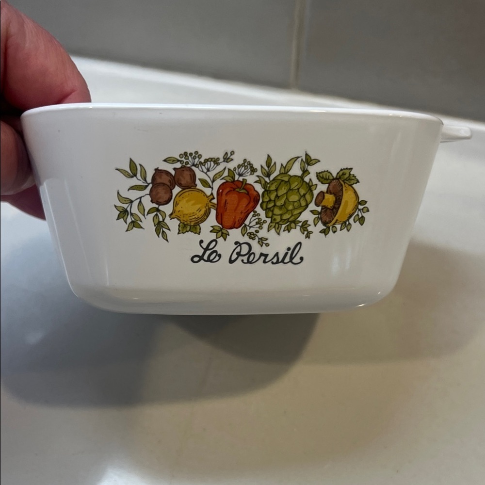 Vintage Corning Ware 700 mL P-43-B Le Persil Petite Casserole 2 in Set - Picture 4 of 5